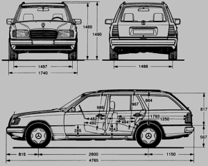 Mercedes W124 T
